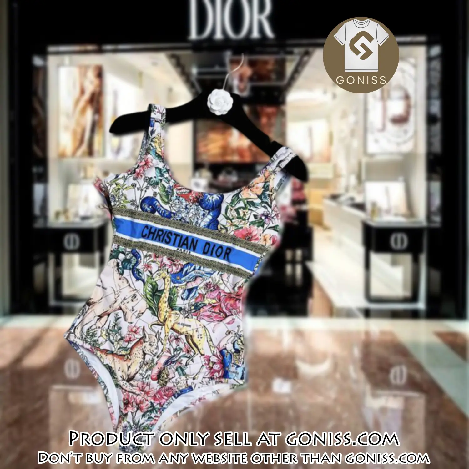 Christian dior swimwear beachwear one piece swimsuit osw1046 gn1203730